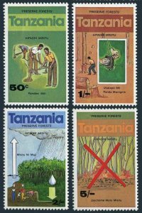 Tanzania 127-130,MNH.Michel 127-130. Forest preservation & expansion.1979.Trees.