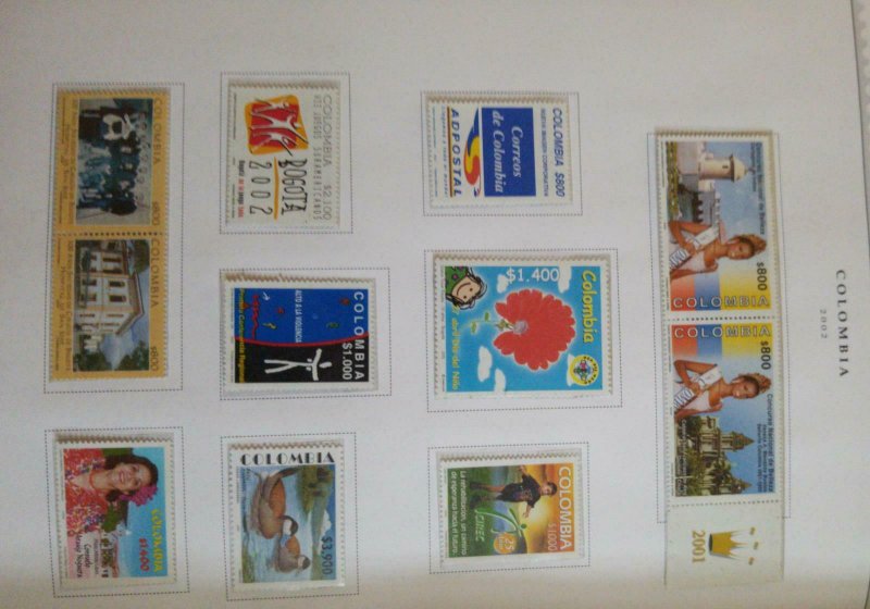 A) 2002, COLOMBIA, VANNESA MENDOZA MISS COLOMBIA 2001-2002, NEW EMBLEM OF THE CO