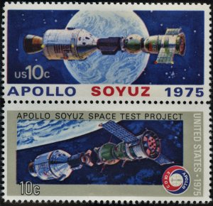 1569-70 10c Apollo Soyuz Pair Mint NH OG