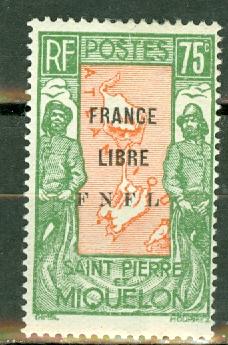 St Pierre & Miquelon 217 mint CV $45