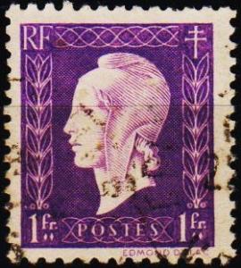 France. 1944 1f S.G.876 Fine Used