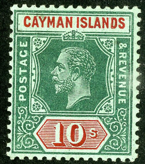 Cayman Stamps # 44 MLH VF 10 Shilling