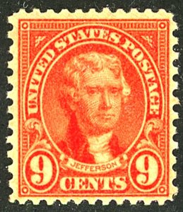 U.S. #641 MINT OG LH