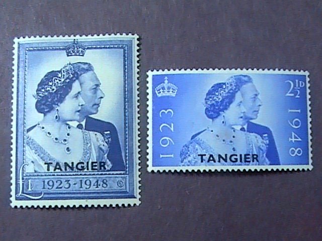 GREAT BRITAIN/OFFICES ABROAD/TANGIERS-525-526-MINT/HINGED--COMPLETE SET--1948