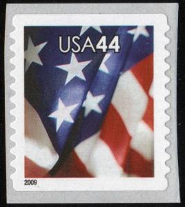 SC#4395 44¢ Flag Coil Single (2009) SA