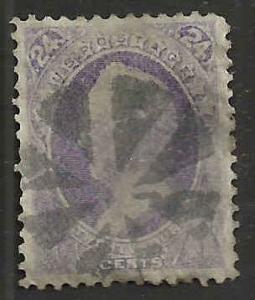 # 153 Purple Used VF+ General Winfield Scott