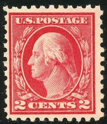 United States Scott 425 MF-VFNHOG - Washington Type I,  SL Wmk - SCV $4.75