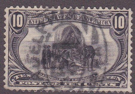 U.S. # 290, Trans Mississippi Ten cent, Used