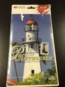 2007 U.S. Postal Pacific Lighthouse Commemorative Booklet & Print Set.