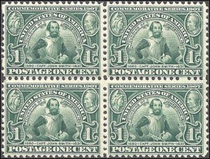 328 Mint,OG,NH... Block of 4... SCV $300.00