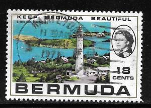 Bermuda 278: 18c Gibb'd Hill lighthouse, used, VF