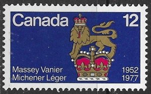 Canada  ~ Scott # 735 ~ Used ~ Governors General Standard