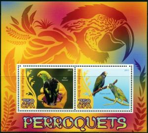 BENIN SHEET BIRDS PARROTS