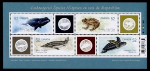 Canada 2229 MNH Whale, Frog, Fish, Turtle