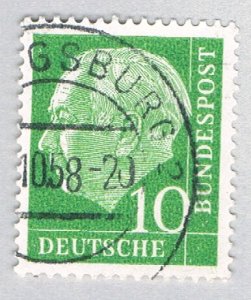 Germany 708 Used President Heuss 1 1954 (BP58518)