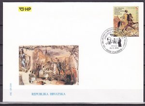 Croatia, Scott cat. 407. Composer J. Strauss issue. First day cover. ^