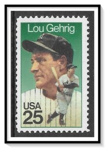 US #2417 Lou Gehrig MNH