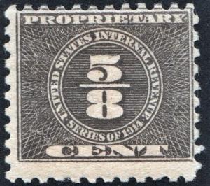 RB48 5/8¢ Proprietary Stamp (1914) MNH