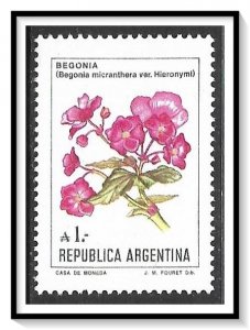 Argentina #1524 Flowers MNH