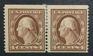 MOMEN: US #354 PAIR MINT OG H #25047