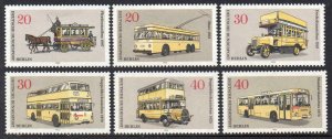 1973 West Berlin 446-451 Cars 6,00 €