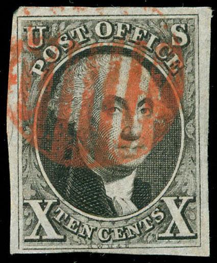 momen: US Stamps #2 Used VF PSE Cert