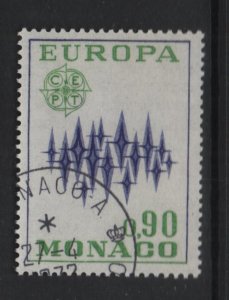 Monaco   #832  cancelled  1972   Europa  90c