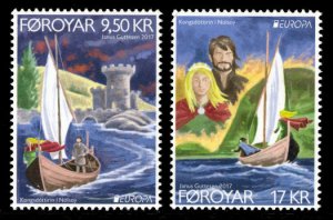 Faroe Islands 2017 Scott #678-679 Mint Never Hinged