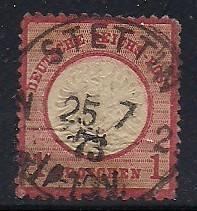 Germany Sc. # 17 Used F/VF SON Cancel