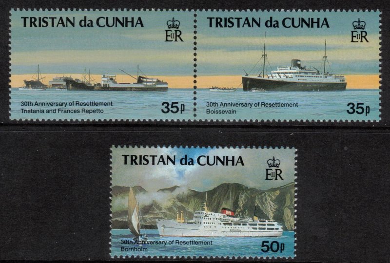 TRISTAN DA CUNHA 1993 Resettlement Anniv; Scott 529a, 530, SG 546a, 548; MNH