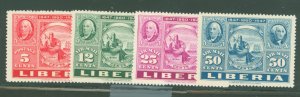 Liberia #300/C54-56  Single (Complete Set)