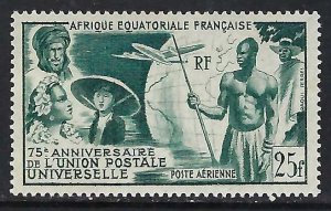 French Equatorial Africa C34 MOG A1354