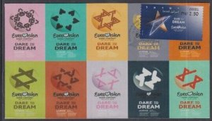 ISRAEL EUROVISION 2019 #19017.46 GENERIC COMEMMORATIVE FIRST DAY COVER