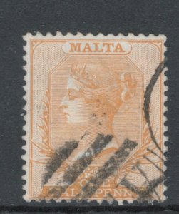 Malta 1875 Queen Victoria 1/2 p Scott # 3 Used