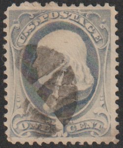 MALACK 206 F-VF, fancy cork cancel, nice! c3250