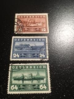 Austria sc 382-384 u comp set