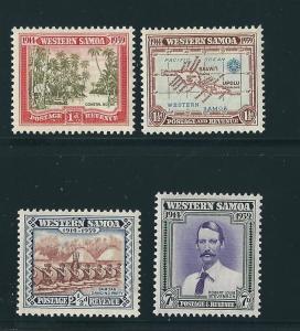 Samoa (Western) 181-84 SG 195-98 25th Ann NZ Contr MNH VF 1939 SCV $12.00