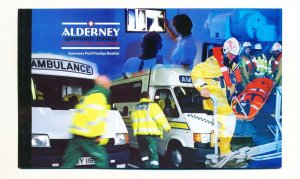 ALDERNEY - Scott 201c  -  MNH Prestige Booklet - Ambulance, Medicine - 2002 ---c