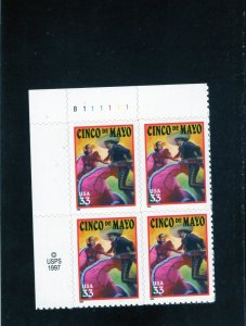 3309 Cinco de Mayo, MNH UL-PB/4 (#B111111)