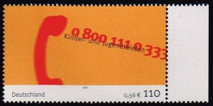 Germany 2001,Sc.#2109 MNH Children and Youth telephone