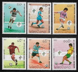 Laos #998-1003 MNH Set - World Cup Soccer