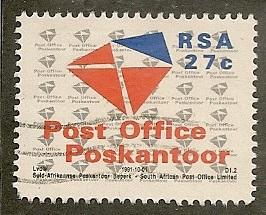 South Africa      Scott  808       Post Office       Used