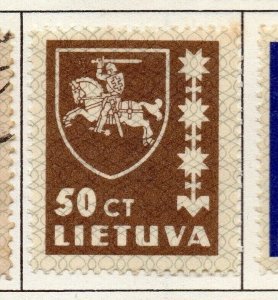 Lithuania 1937 Early Issue Fine Mint Hinged 50c. 174723