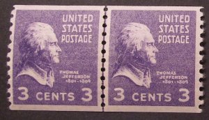 STAMP STATION PERTH US US #842 MNH Line Pair