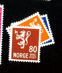 Norway #200A,201A,202A MINT FVF OG LH/HR Cat$32