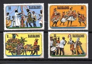 Barbados 424-427 MNH