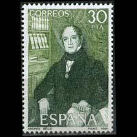 SPAIN 1982 - Scott# 2282 Writer Bello Set of 1 NH