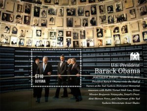 Guyana - 2013 - President Barack Obama - Souvenir Sheet - MNH