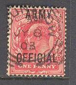 GREAT BRITAIN Sc# O60 USED F King Edward VII 