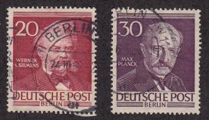 Germany-Berlin - 1952-53 - SC 9N90,9N92 - Used